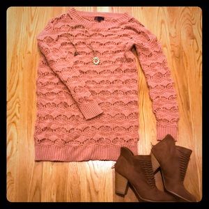 Tunic sweater! Rose color size M